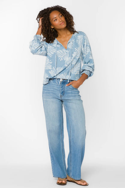 Penny Palm Leaf Top