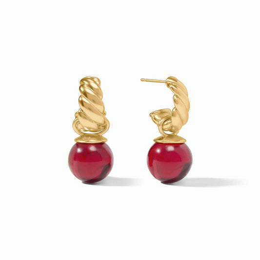 Ravello Hoop and Charm Earring