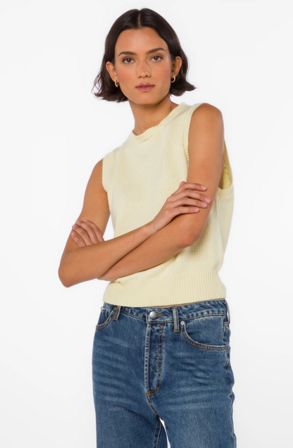 Renier Lemon Chiffon Vest