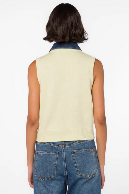 Renier Lemon Chiffon Vest