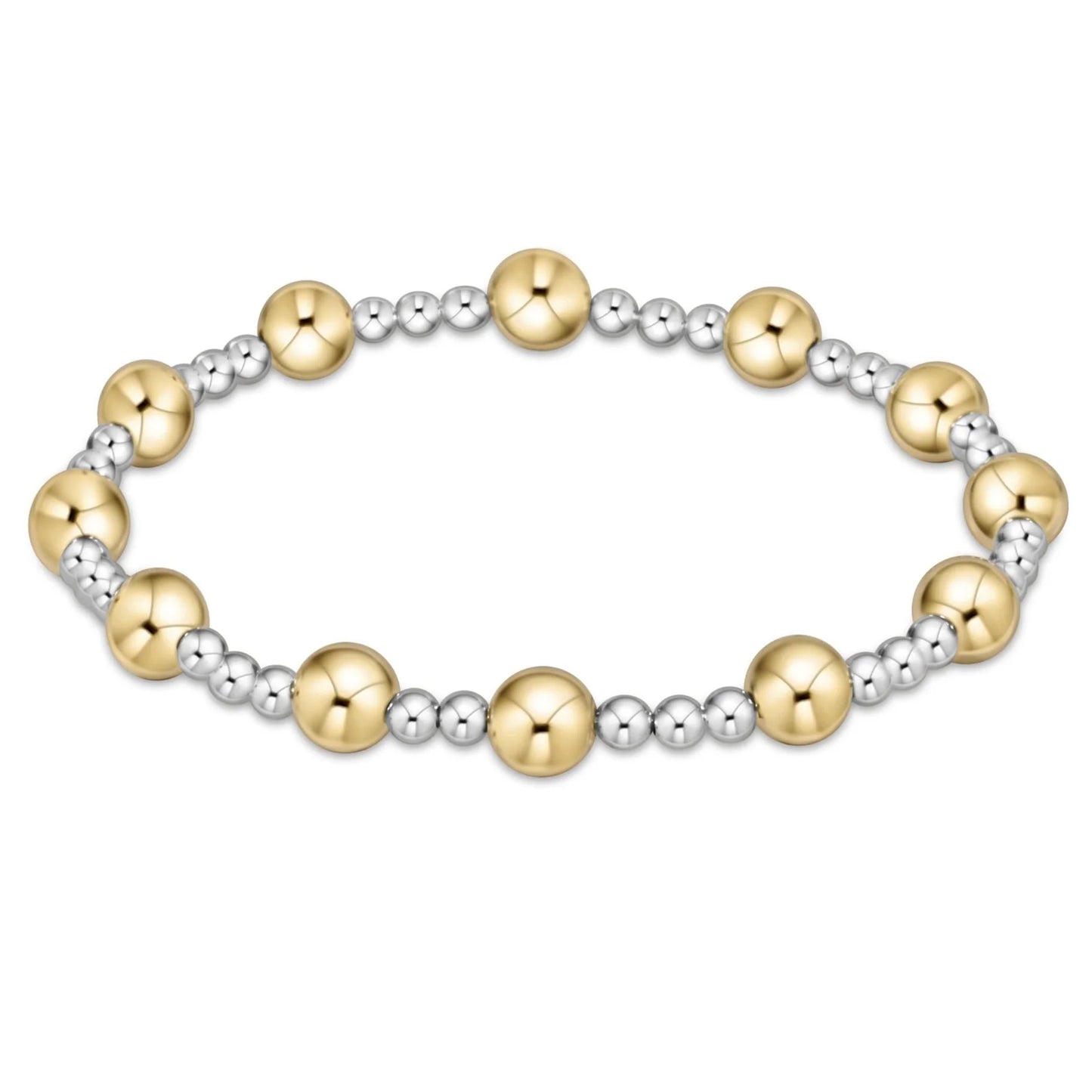 sincerity mixed metal 6mm bracelet