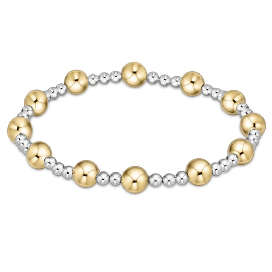 sincerity mixed metal 6mm bracelet