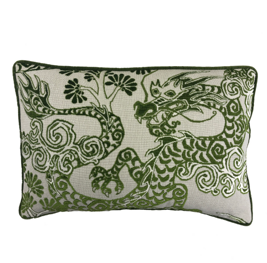 Shenlong Resort Green Kidney Pillow