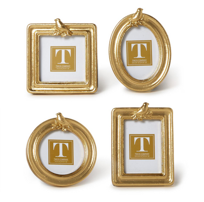 Bamboo Photo Frame Gold