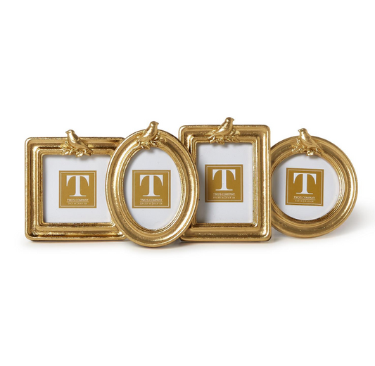 Bamboo Photo Frame Gold