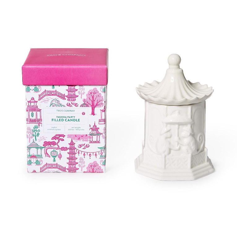 Pink Pagoda Scented Candle