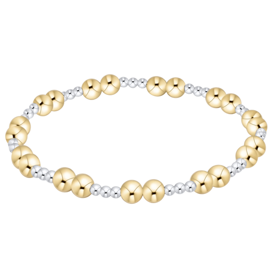 together mixed metal 5mm bracelet