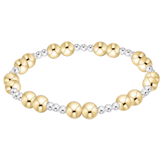 together mixed metal 6mm bracelet