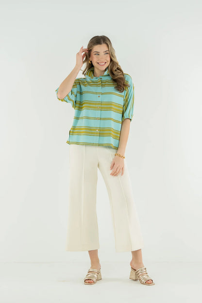 Bonny Top in Fringe Stripe