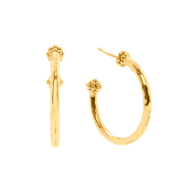 Berry Slice Medium Hoop Earrings