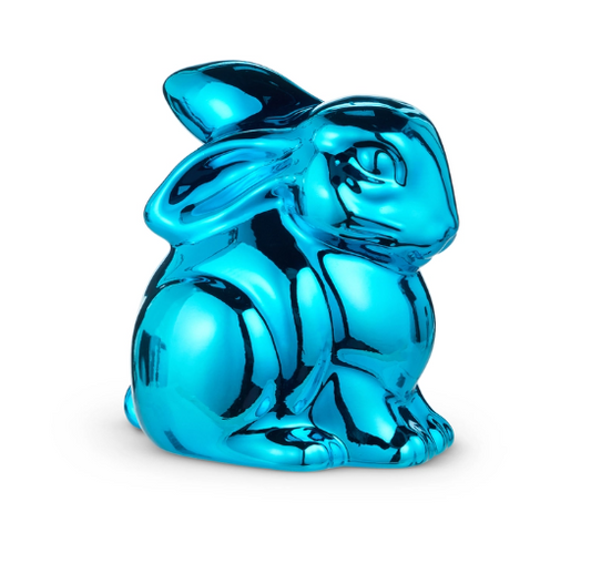 8" Metallic Balloon Bunny