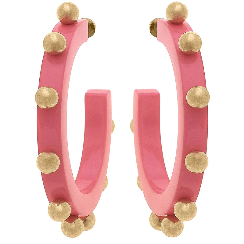 Kelley Studded Hoop