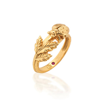 Meadow Ladybug Ring