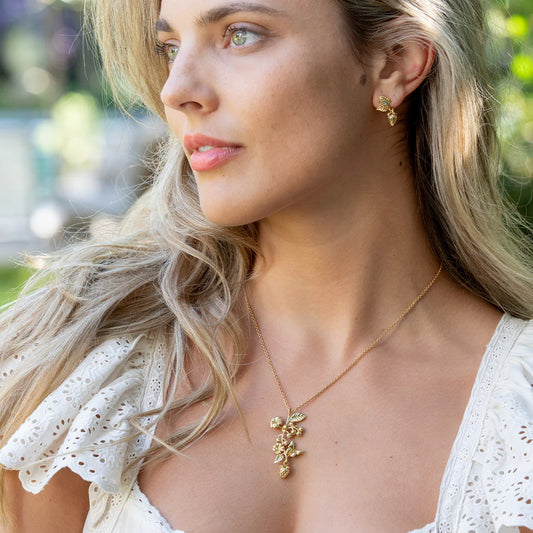 Meadow Bouquet Charm Necklace
