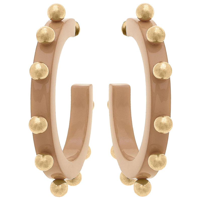 Kelley Studded Hoop