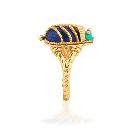 Scarab Petite Ring