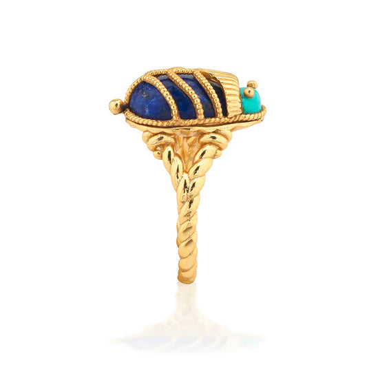 Scarab Petite Ring