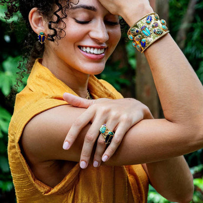 Scarab Petite Ring