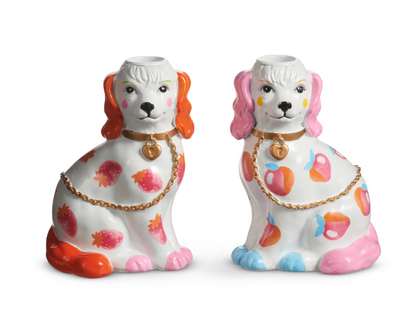 5.75" Dog Candle Holder