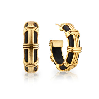 Gaia Cage Hoop Earrings