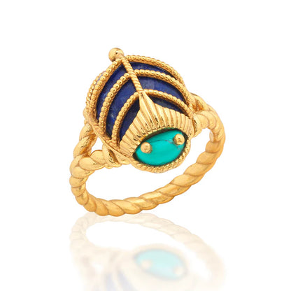 Scarab Petite Ring