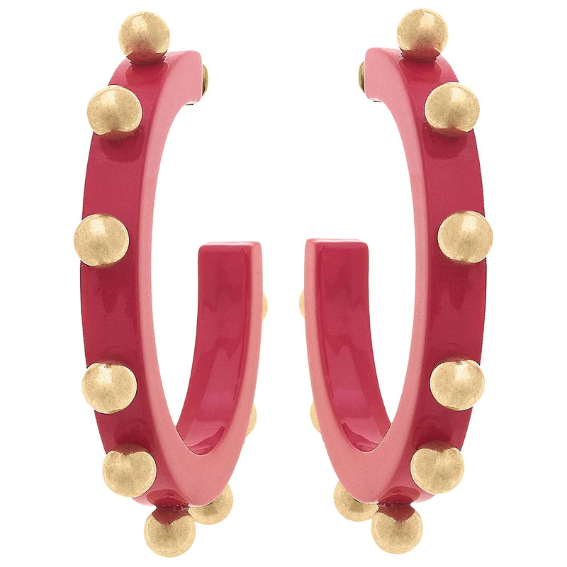 Kelley Studded Hoop