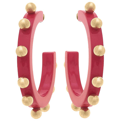 Kelley Studded Hoop