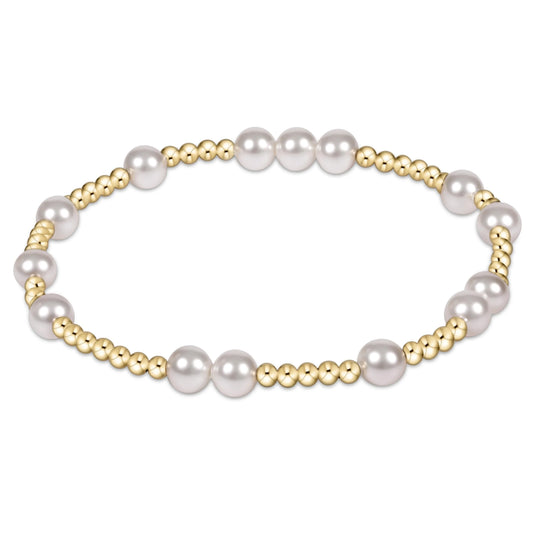 hope unwritten pearl 6mm bracelet