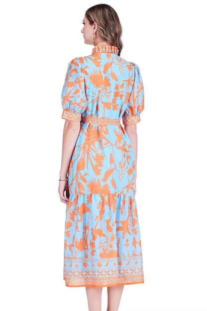 Birds of Paradise Maxi Dress
