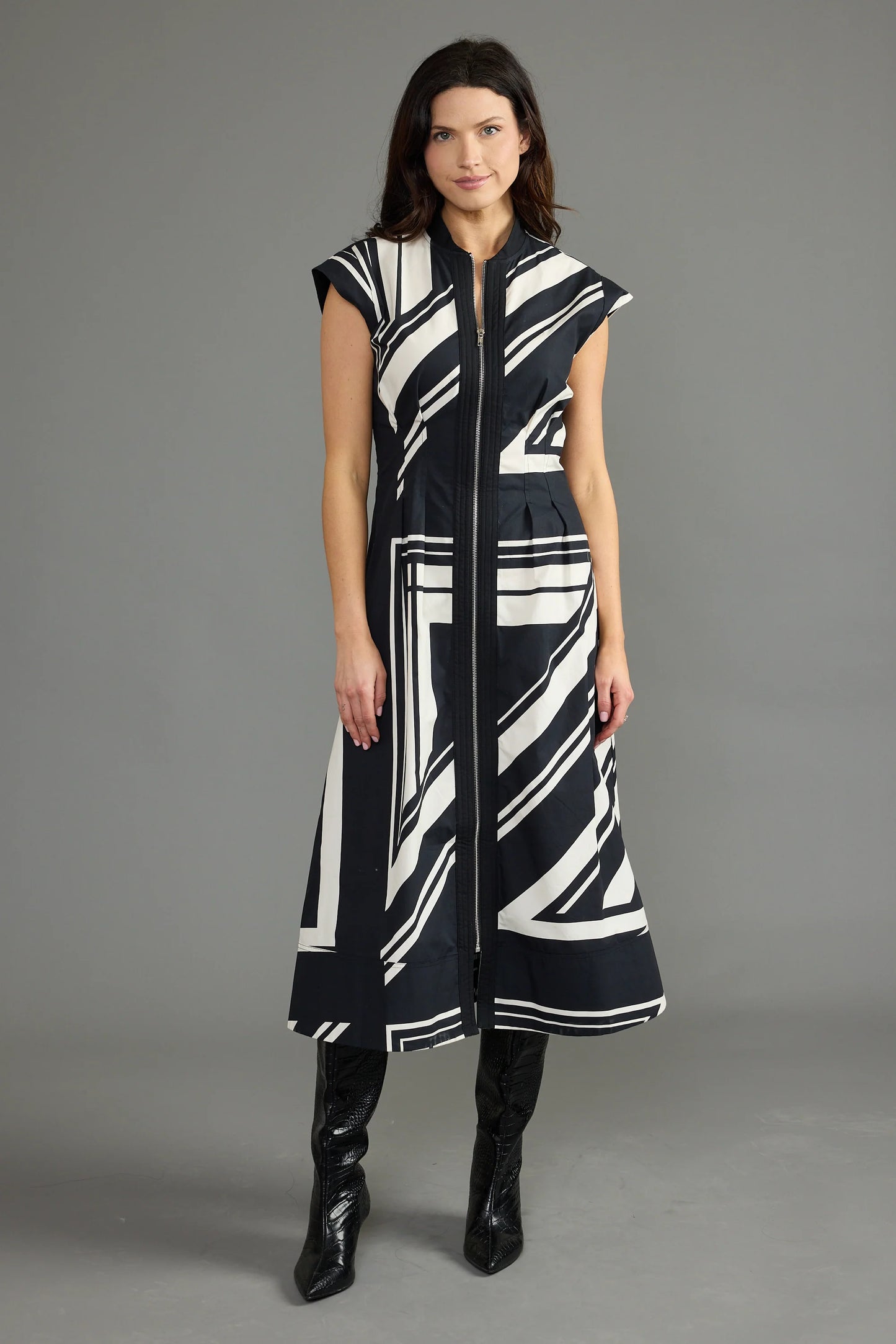 Rosalie Dress in Jet Noir