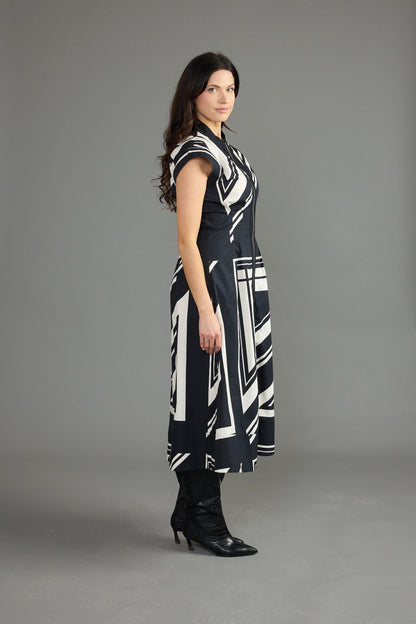 Rosalie Dress in Jet Noir