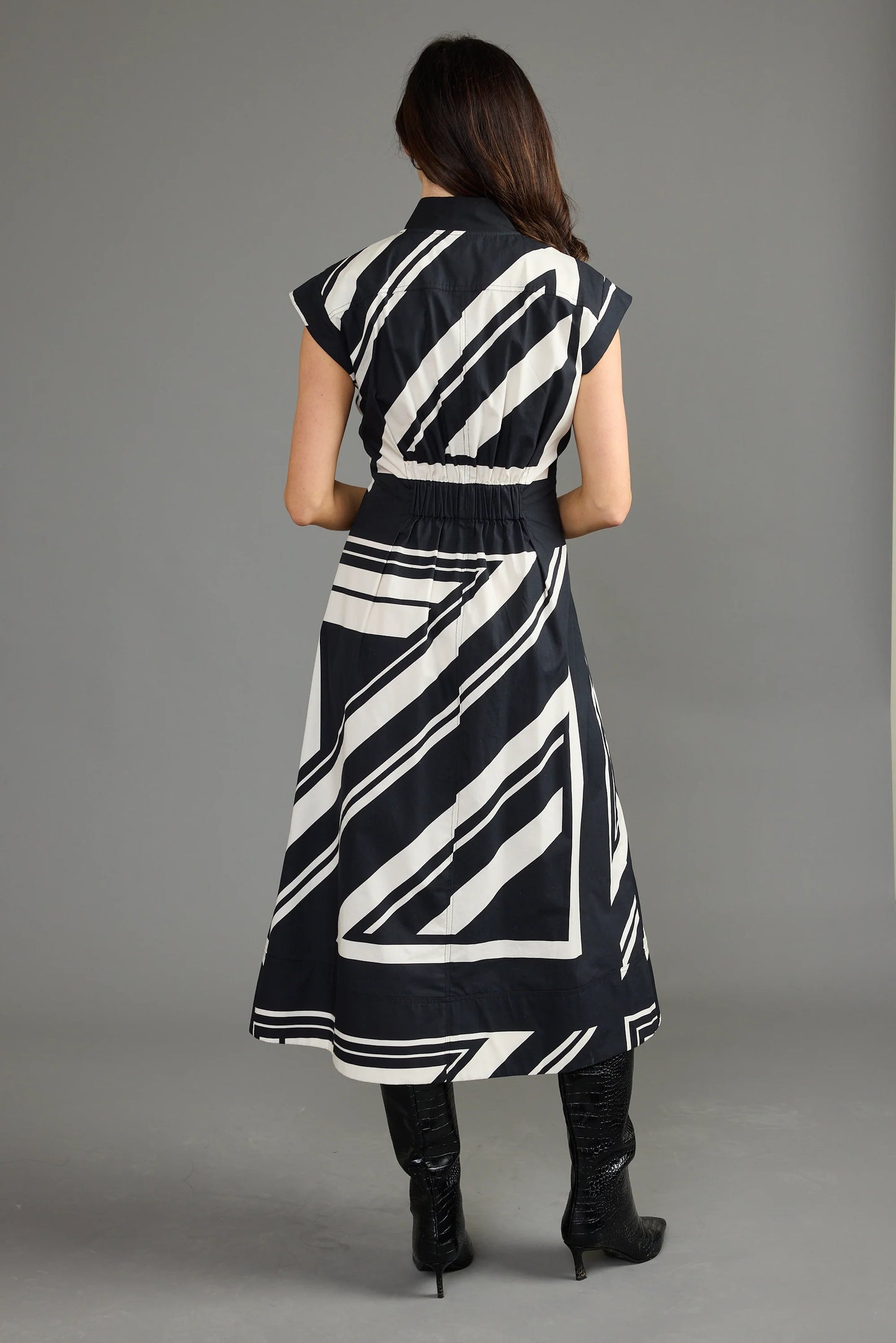 Rosalie Dress in Jet Noir