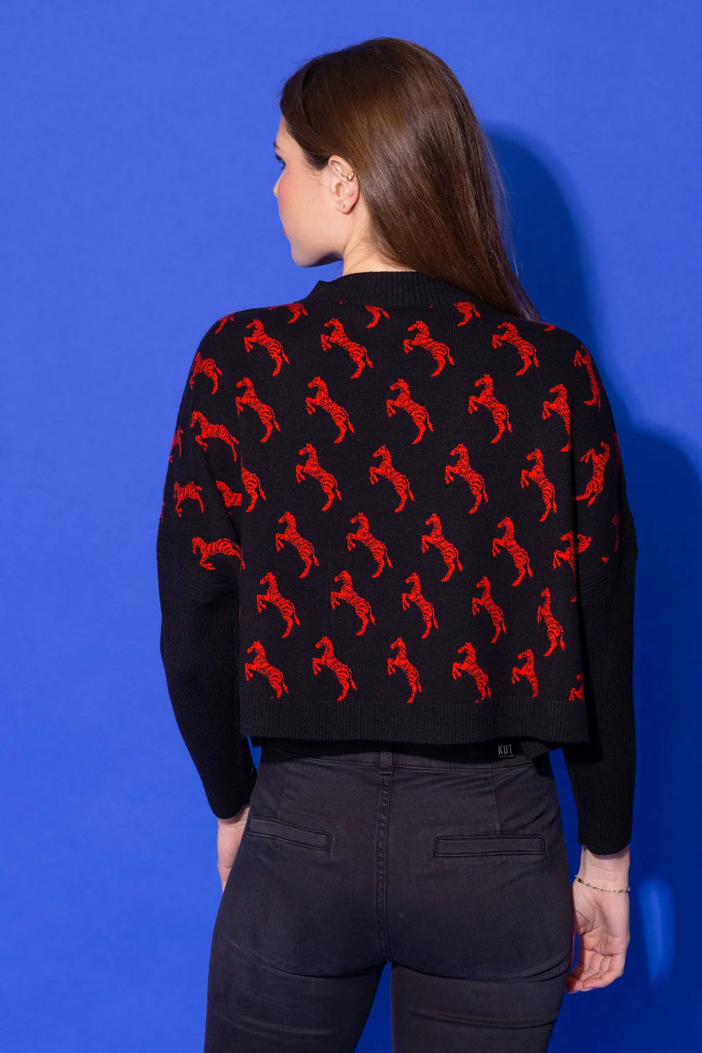 Leona Sweater in Black Herd
