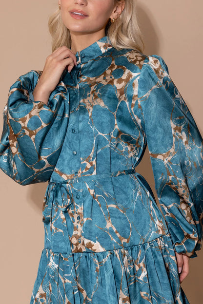 Adele Dress in Riverstone