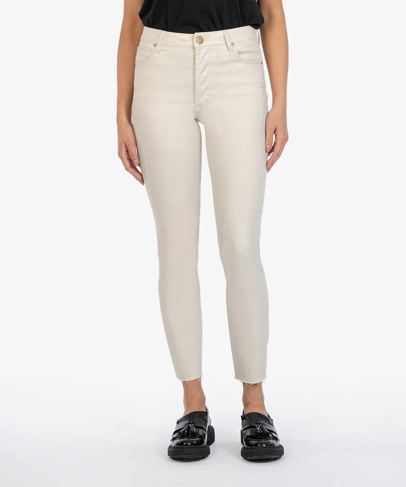 Charlize High Rise Cigare Champagne Jeans