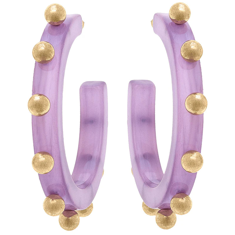 Kelley Studded Hoop