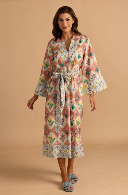 Lee Dress- Rose/Blue Blossom