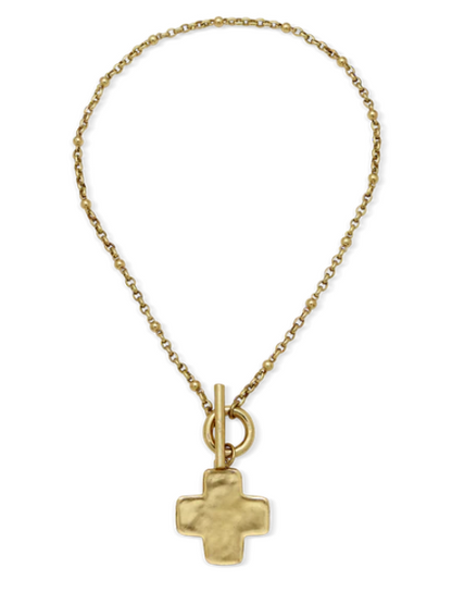 Life In Balance Cross Necklace