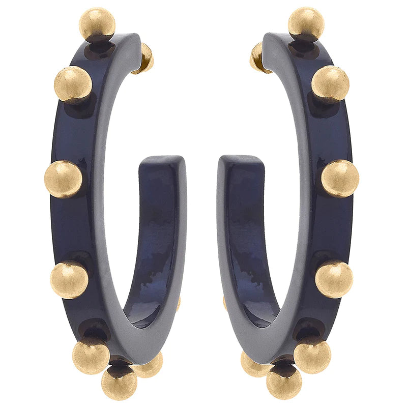 Kelley Studded Hoop