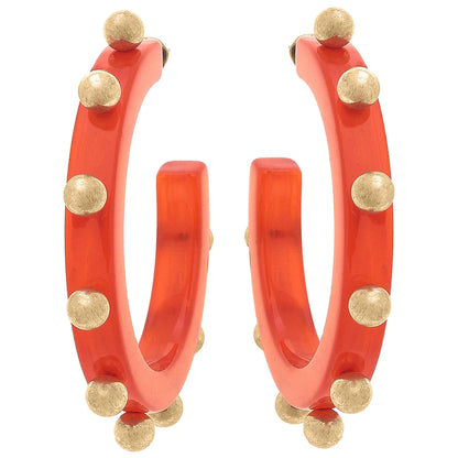 Kelley Studded Hoop