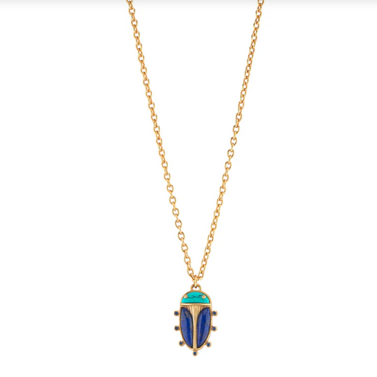 Scarab Charm Necklace