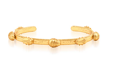 Scarab Petite Cuff - gold
