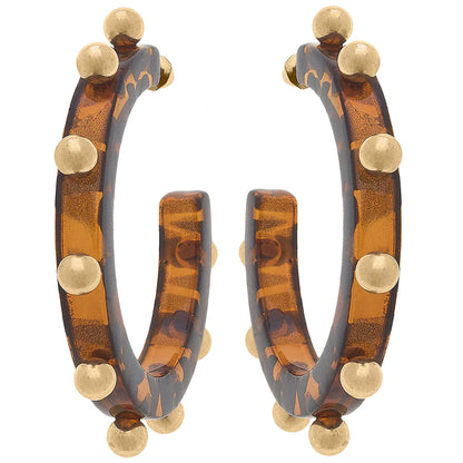 Kelley Studded Hoop