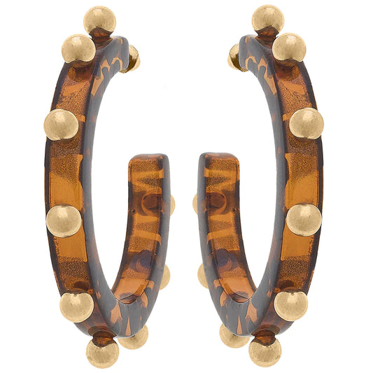 Kelley Studded Hoop